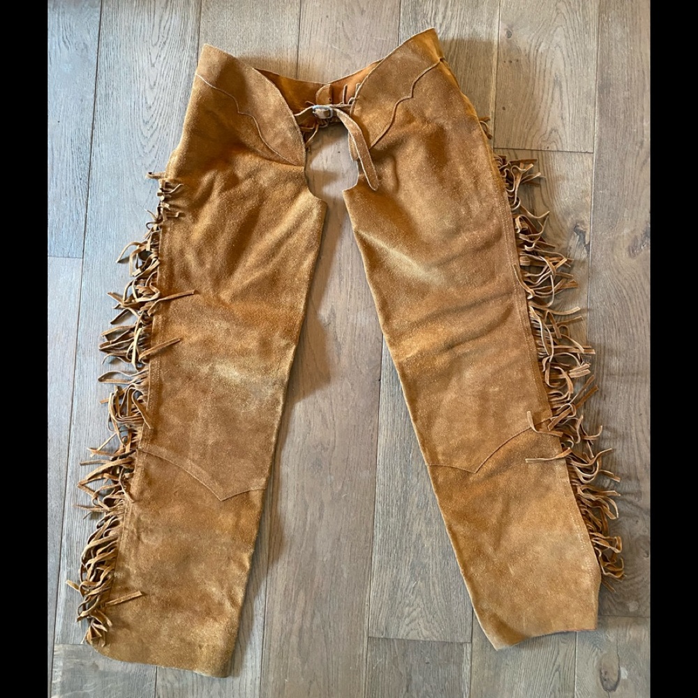 Real suede Chaps